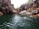 Kakadu NP, Gunlom falls, rockpools. Kdyby se tu objevil Rex, ani bych se nedivil