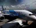 Krasavec Dreamliner, Boening 787 Čínských aerolinií. My jsme ale letěli jiným, Maja se nelíbila barva.
