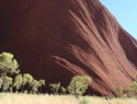 Jižní stěna Uluru