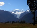 Fox Glacier za ranního úsvitu