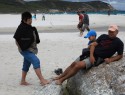 Kozáci na Squeaky beach, Wilson Promontory